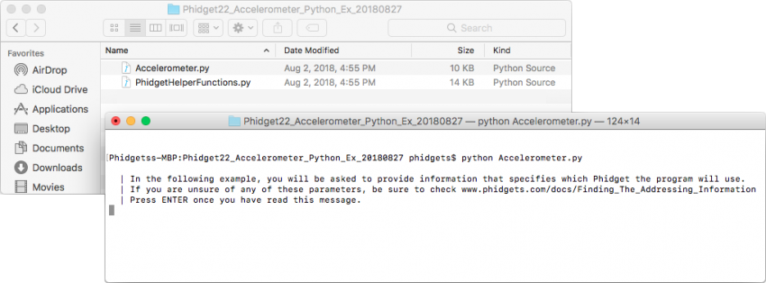 how to run python code in terminal mac